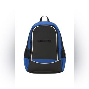 Samsung Black and Blue Men's Backpack